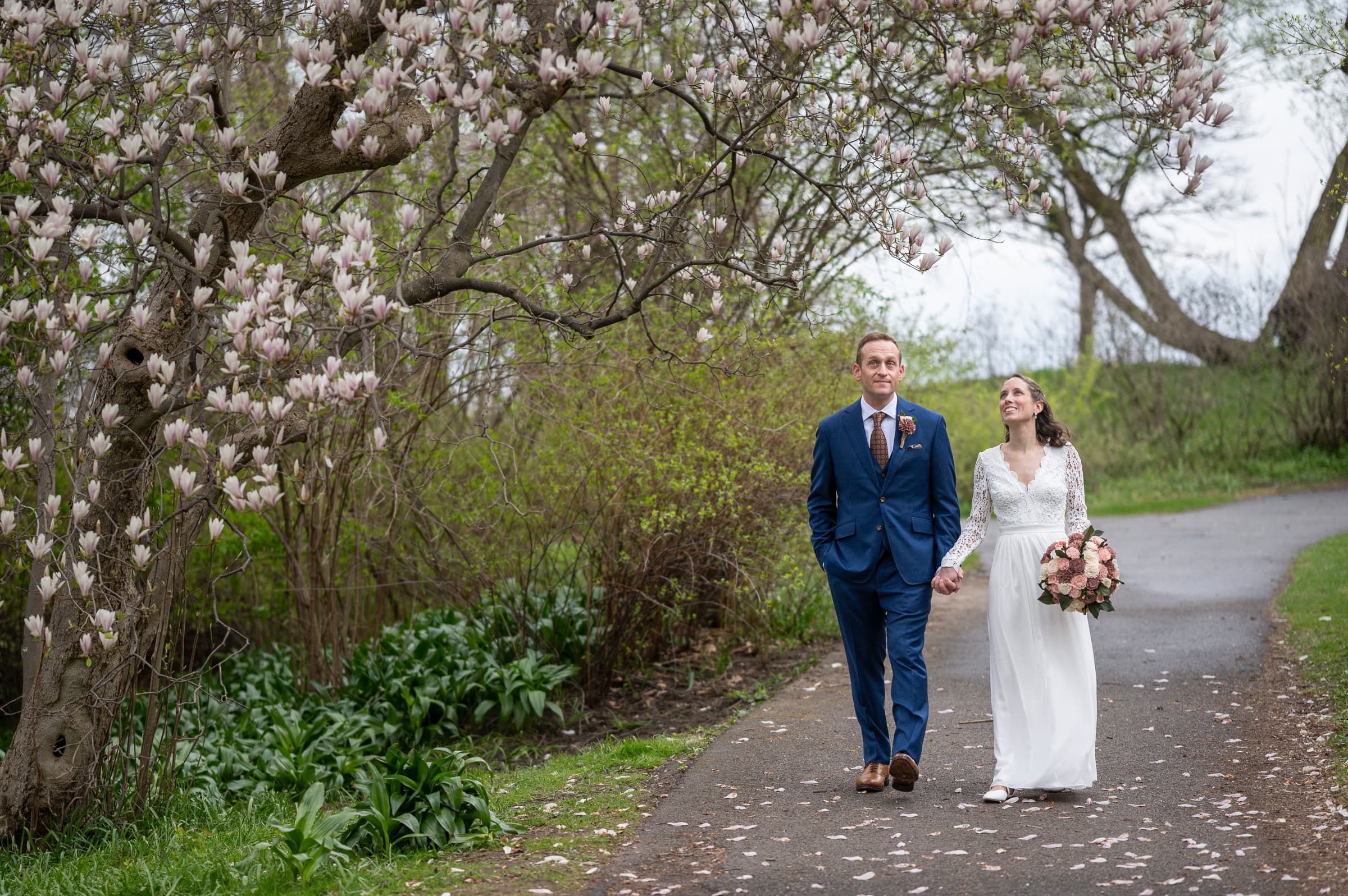 Couple at Highland Park in Rochester, NY | Rochester Wedding Photography