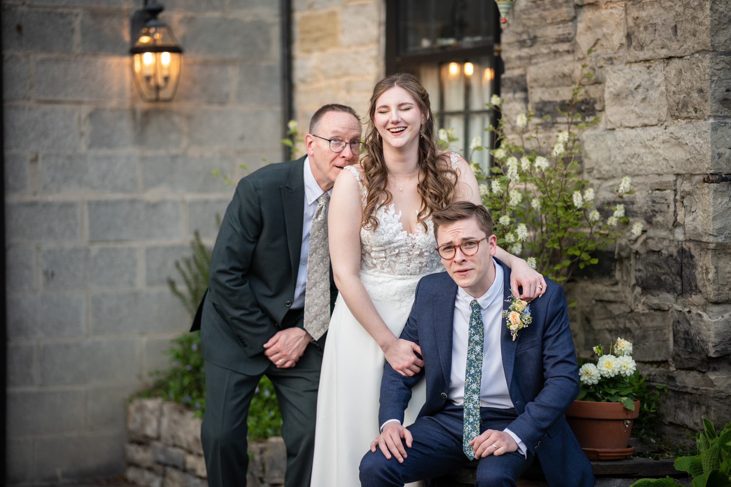 Intrusive dad at Sinclair of Skaneateles in Skaneateles, NY | Finger Lakes Wedding Photography