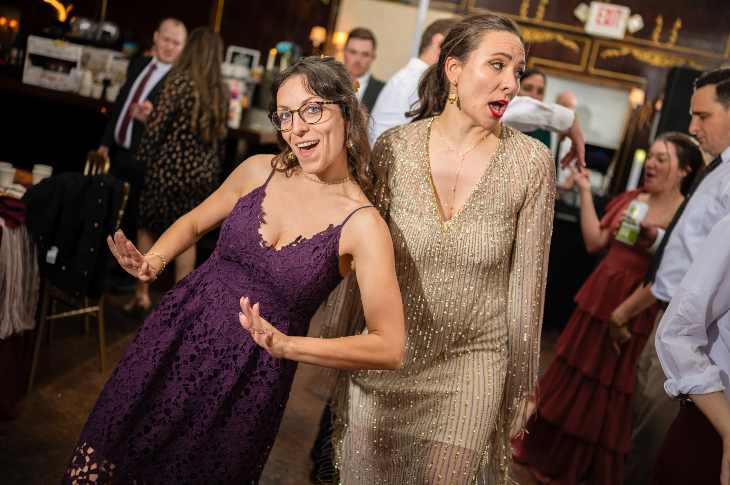 A Bemont family moment at Carly and Conor’s wedding reception